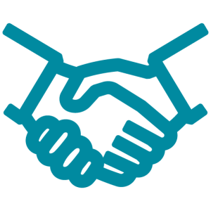 Bowtie Fundraising - Engage Handshake Icon